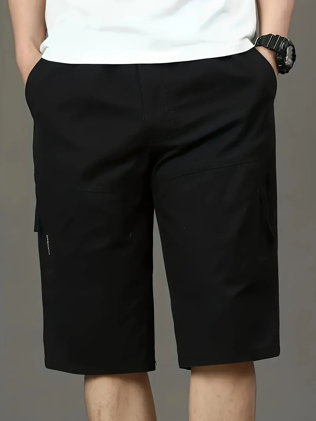 Stepan - Breathable And Multi-Pocket Cargo Shorts
