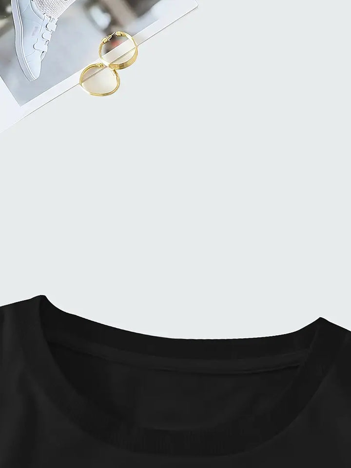 Aimilia - Elegant Short Sleeve T-Shirt With Floral Print