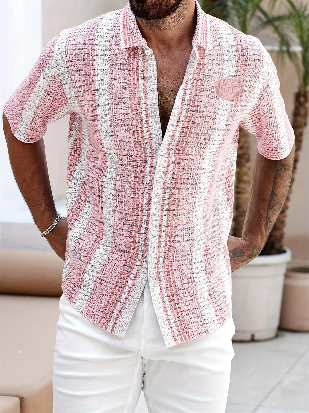 Avram - Casual Striped Shirt With Buttons