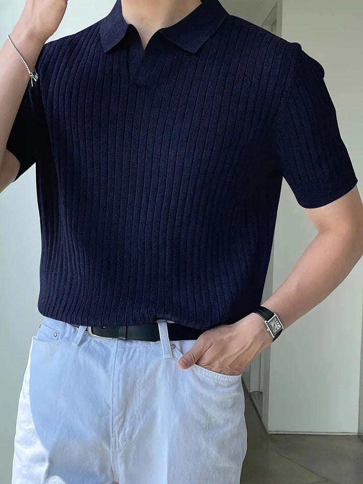 Avgustin - Casual Short Sleeve Polo Shirt