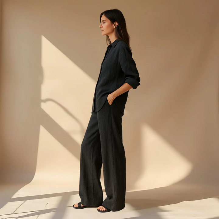 Ashleigh - Shirt And Pants 2-Piece Set