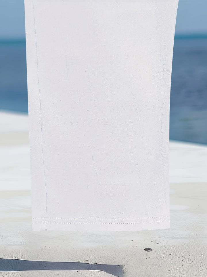 Aznar - Casual Linen Elastic Pant