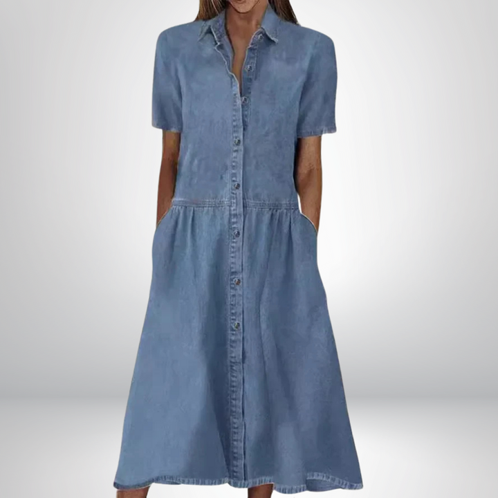 Aniela - Stylish Denim Dress