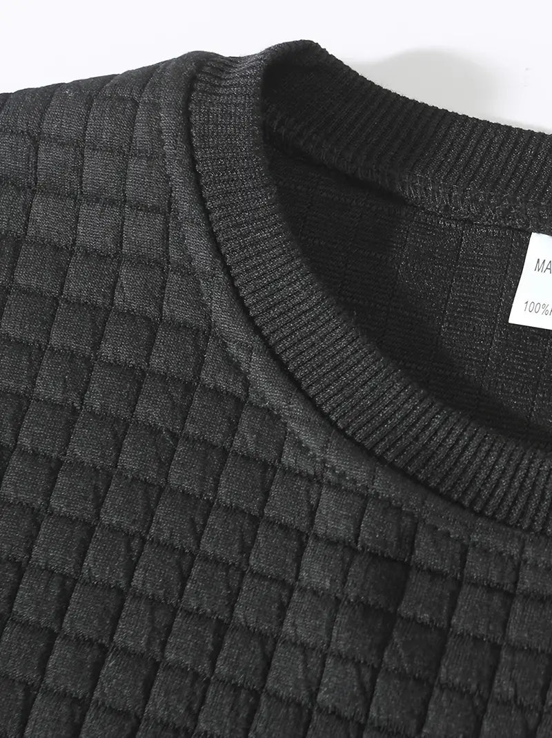 Beckham - Bohemian Plaid Long Sleeve Sweater