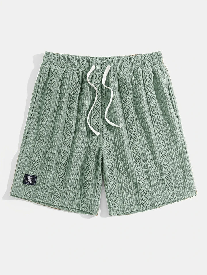 Andrew - Adjustable Drawstring Waist Shorts