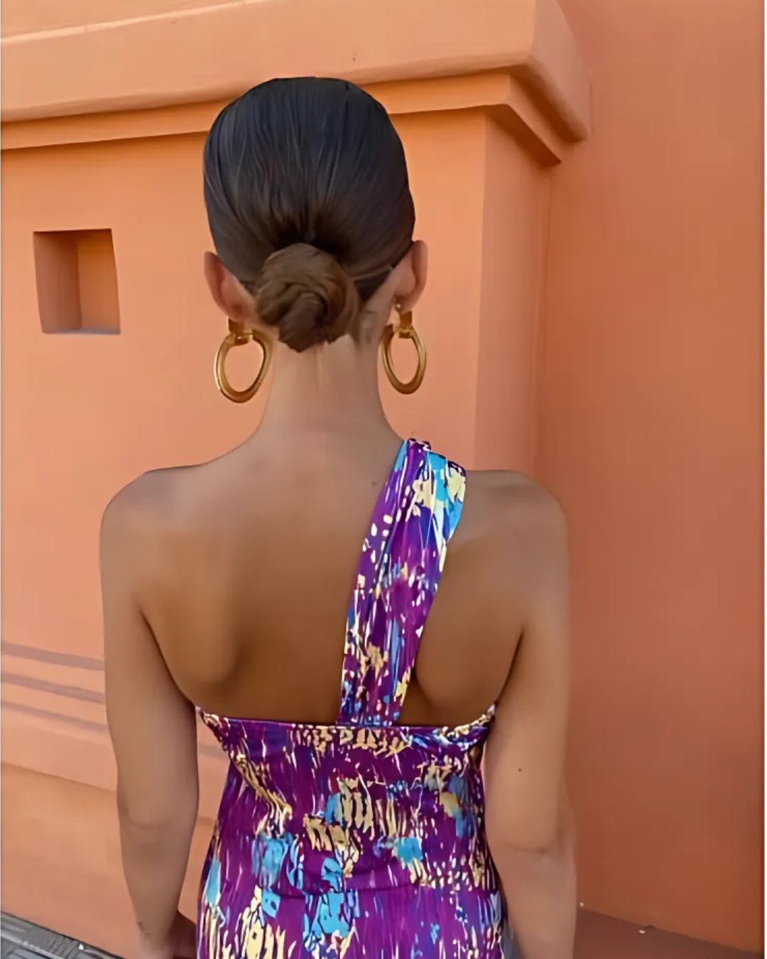 Svetlena - Elegant One-Shoulder Maxi Dress