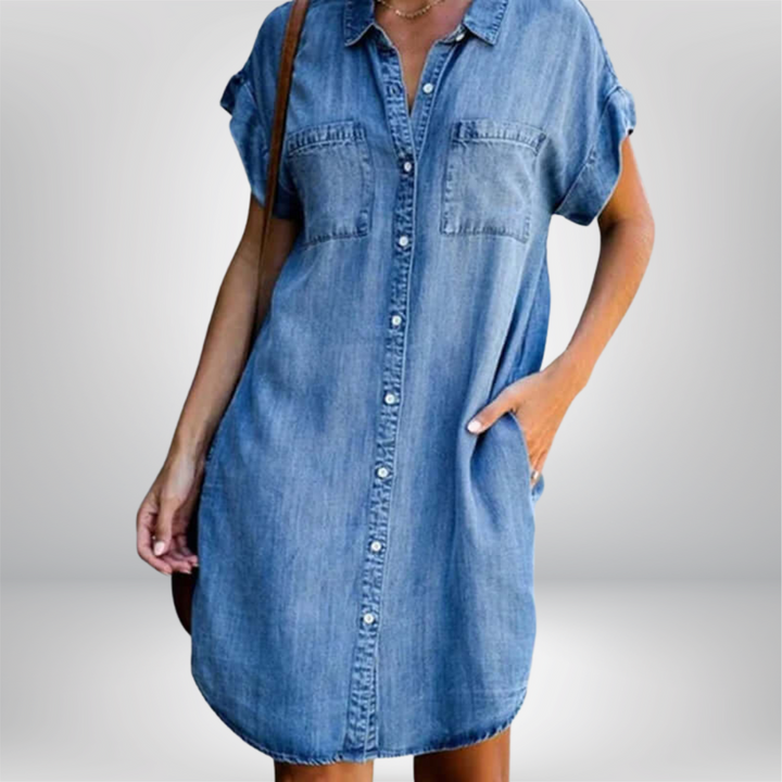 Agata - Casual Denim Dress