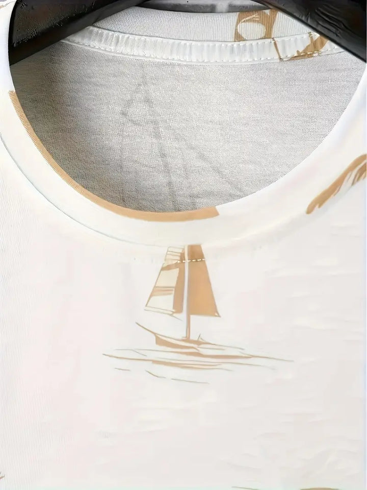 Barea - Elegant Summer Two Piece Printed Set