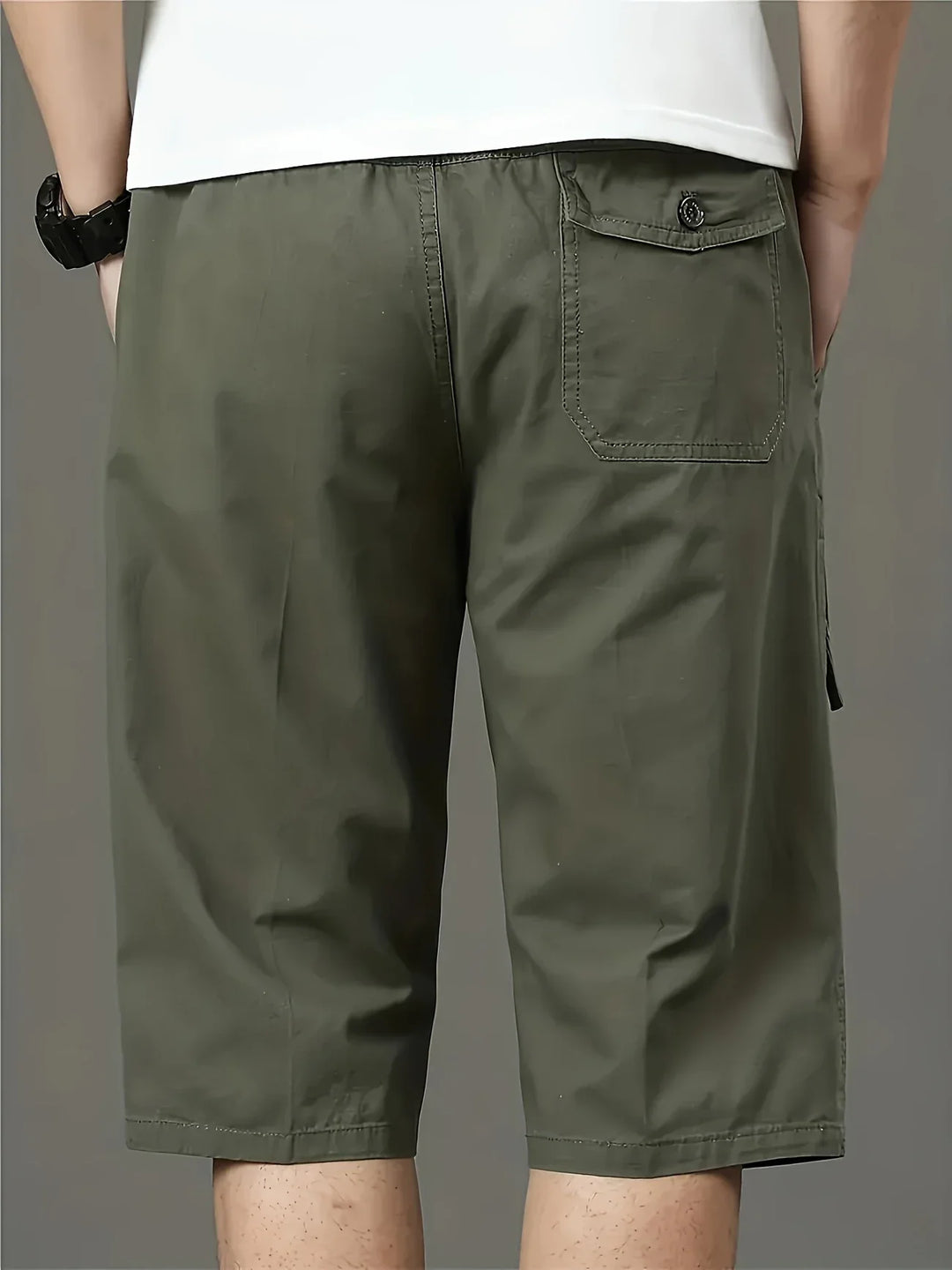Stepan - Breathable And Multi-Pocket Cargo Shorts