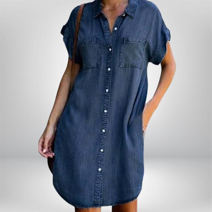 Agata - Casual Denim Dress