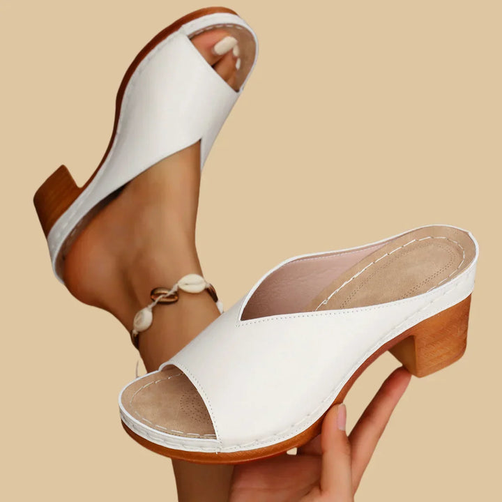 Sorina - Orthopedic Thick Heel Sandal