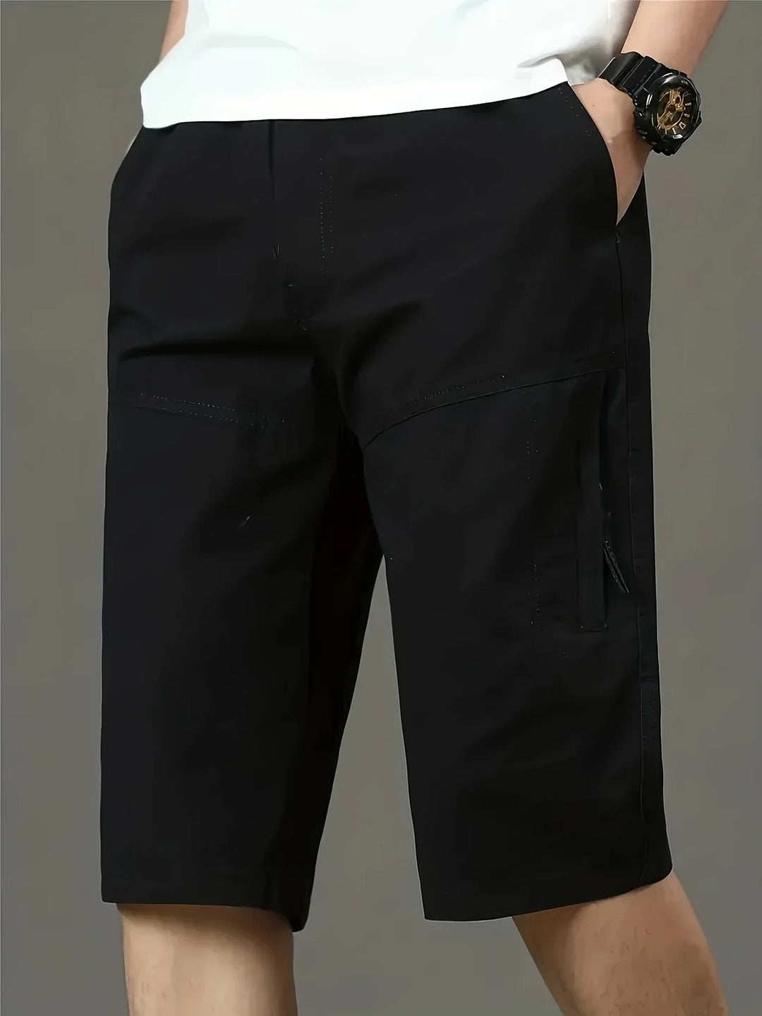 Stepan - Breathable And Multi-Pocket Cargo Shorts