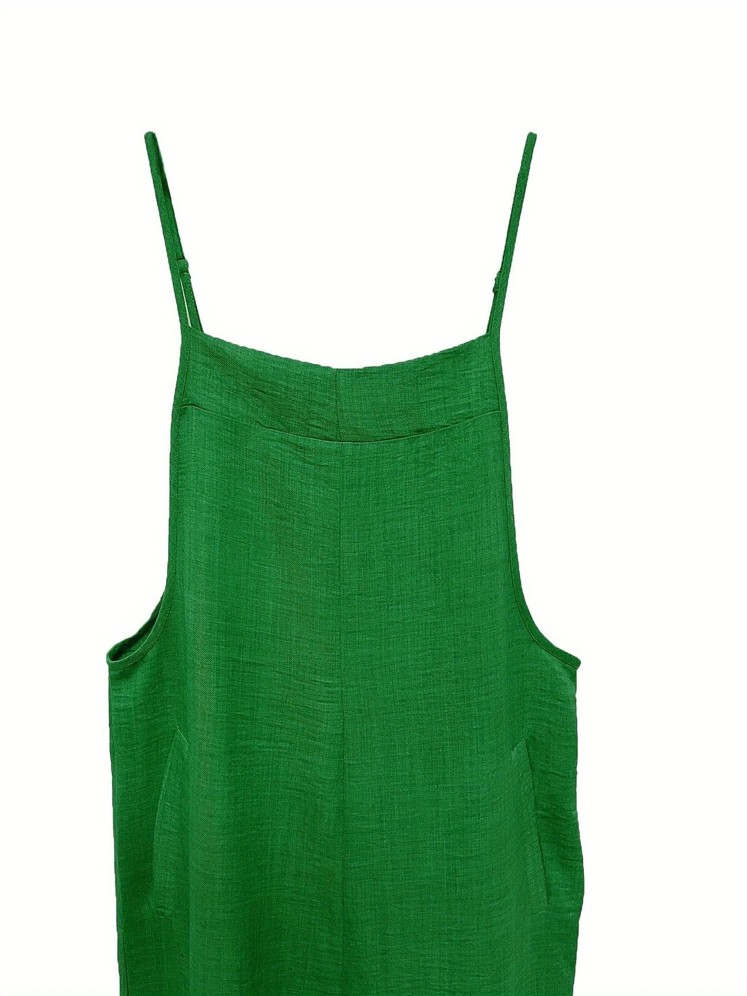 Annia - Casual Wide Leg Overalls With Pockets