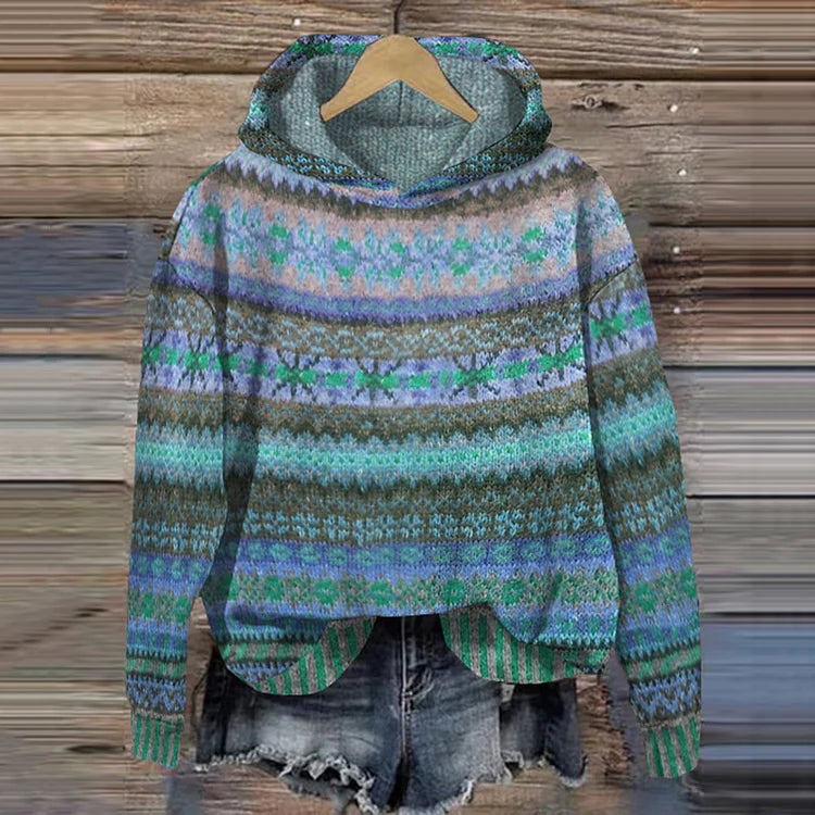Annika - Ethnic Retro Hoodie
