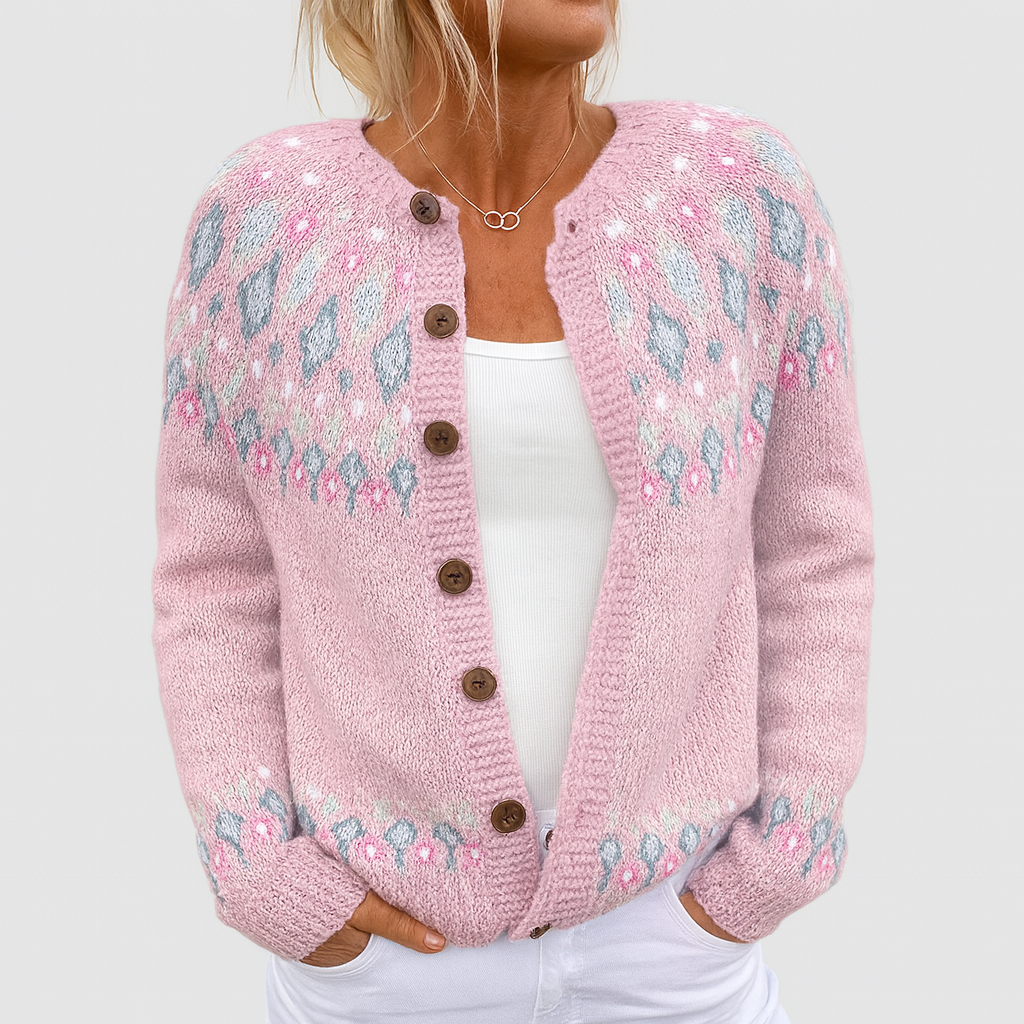 Ismena - Button Front Knitted Cardigan
