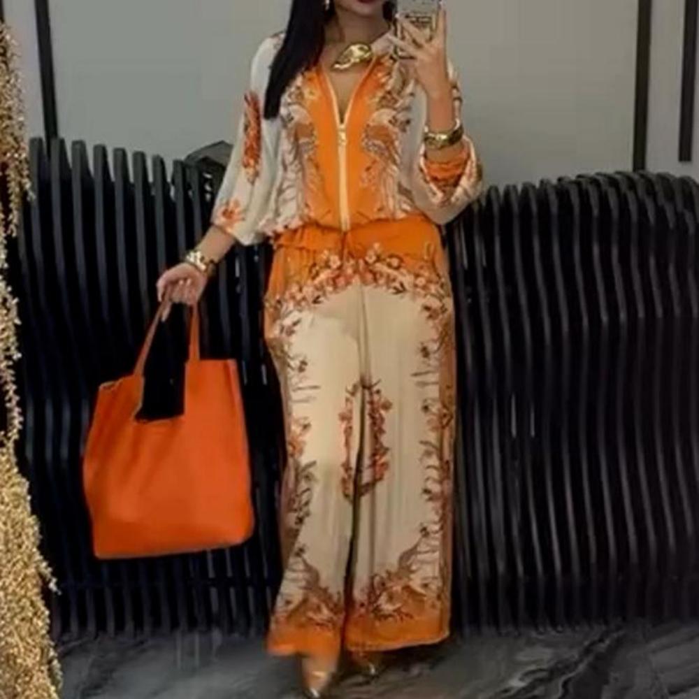 Sunmi - Elegant Two Piece Zippered Set