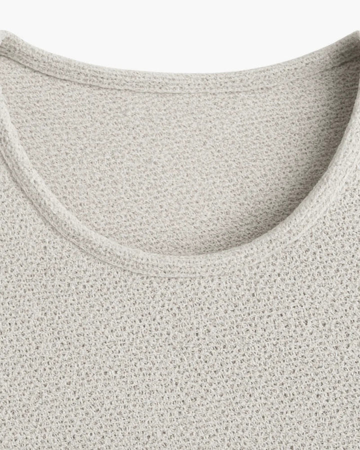 Beltran - Elegant Long Sleeve Knitted Shirt