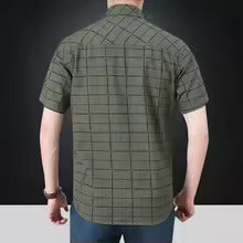 Steinar - Elegant Short Sleeve Checked Shirt