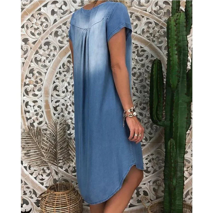 Alicja - Casual Denim Summer Dress