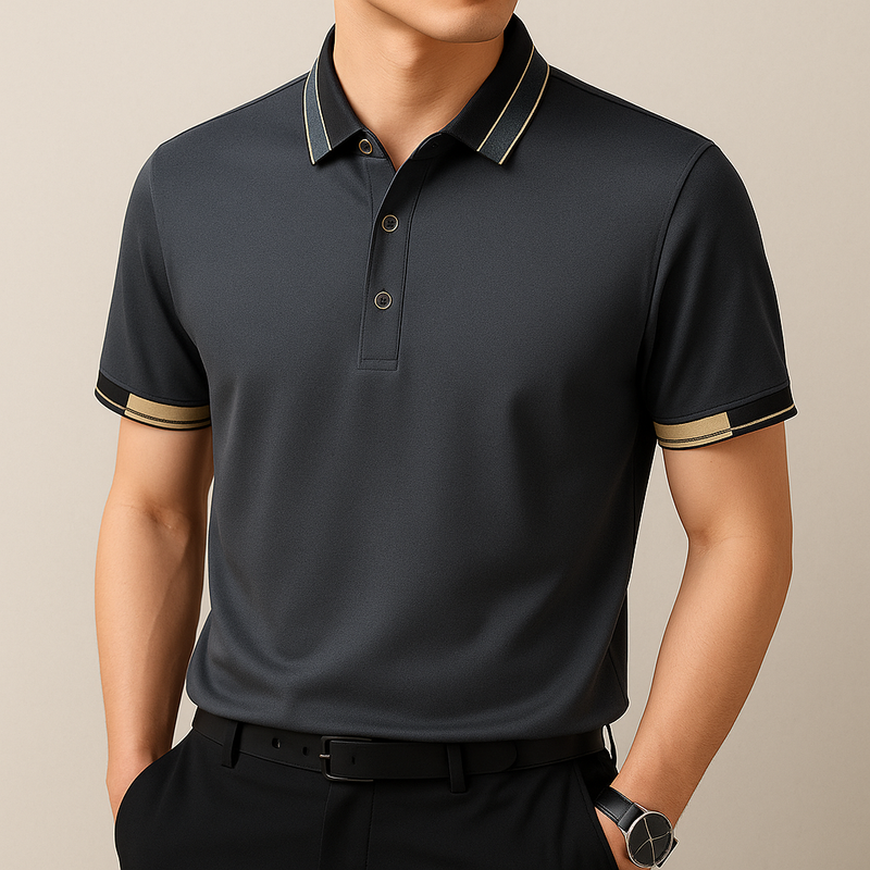 Ardalion - Polo Shirt With Contrasting Finishes