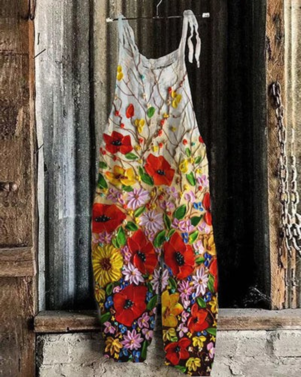 Ayanda - Comfortable Floral Jumpsuit