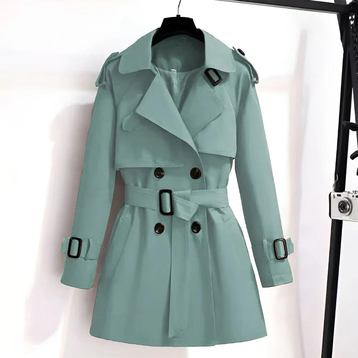 Mirella™ | Short and Chic Trench Coat for Women