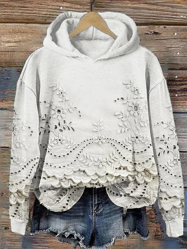 Eithne – Jumper With Lace Details