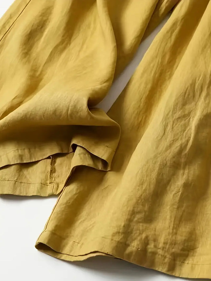 Anina - Linen Wide Leg Pant