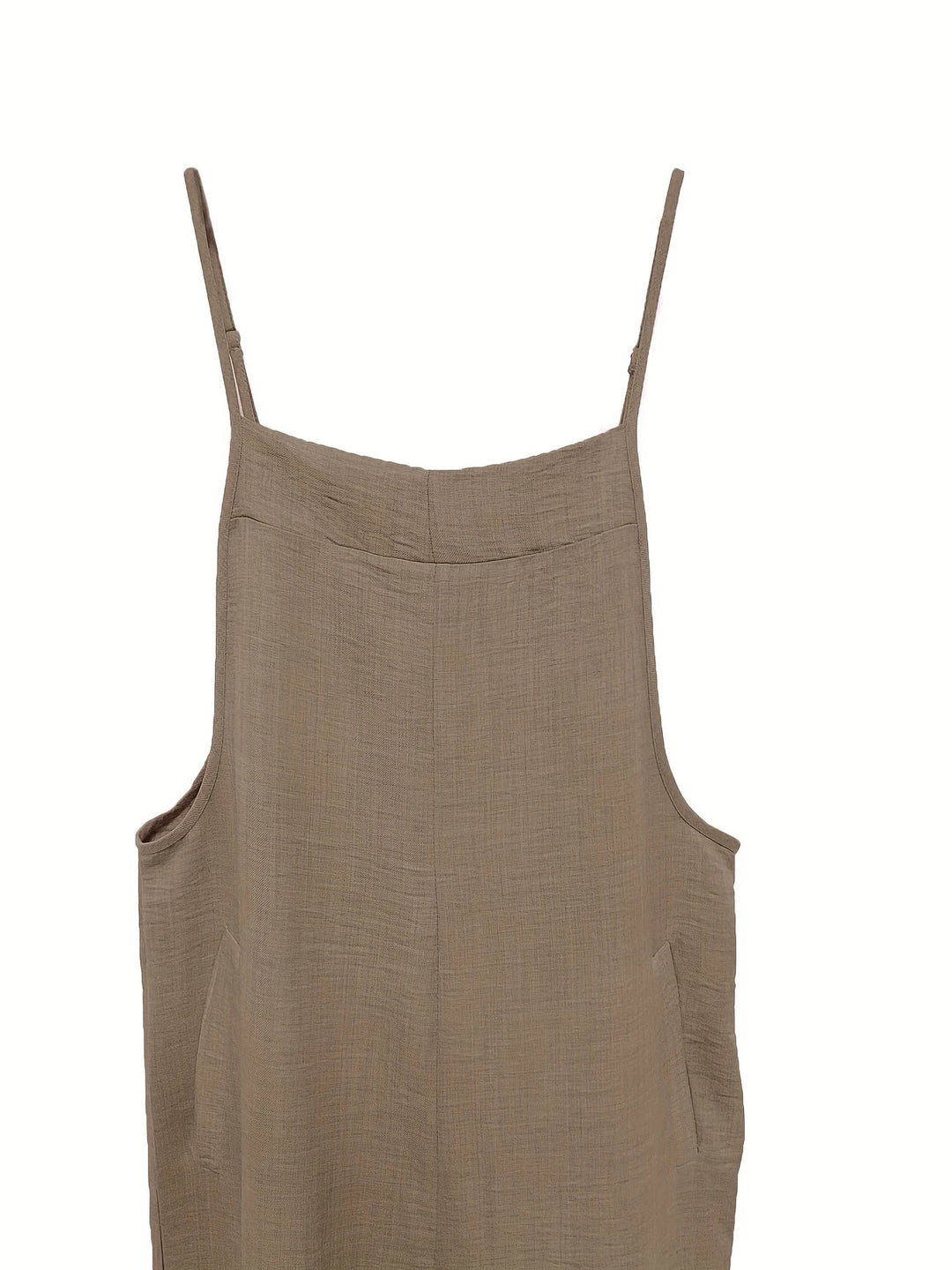 Annia - Casual Wide Leg Overalls With Pockets