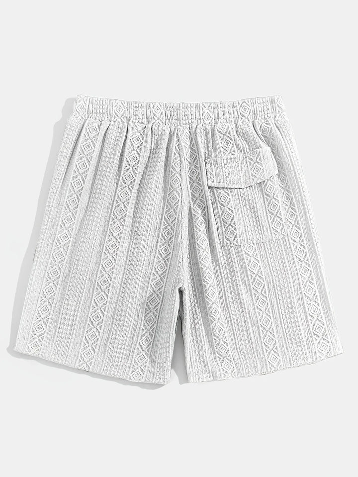Andrew - Adjustable Drawstring Waist Shorts