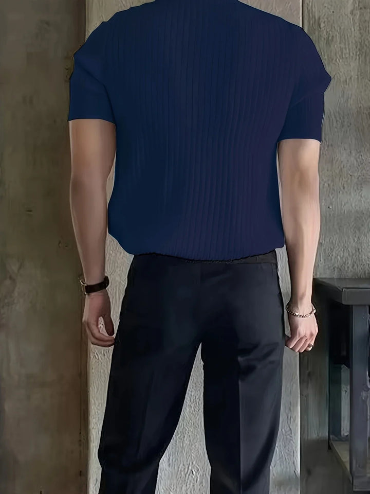 Avgustin - Casual Short Sleeve Polo Shirt