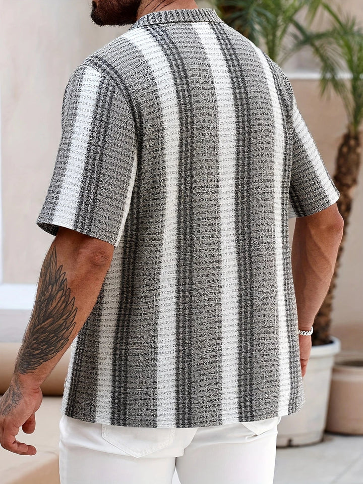 Avram - Casual Striped Shirt With Buttons