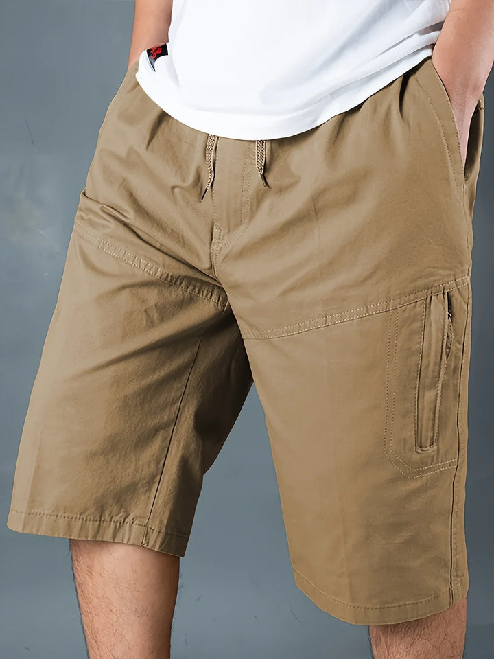 Stepan - Breathable And Multi-Pocket Cargo Shorts