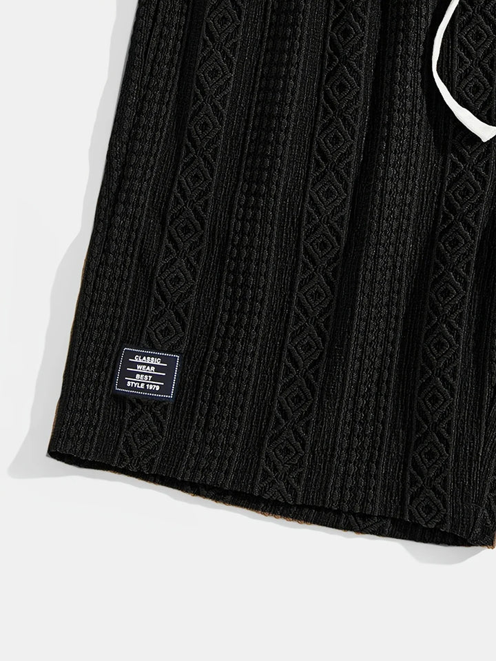 Andrew - Adjustable Drawstring Waist Shorts