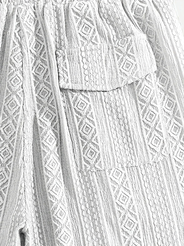 Andrew - Adjustable Drawstring Waist Shorts