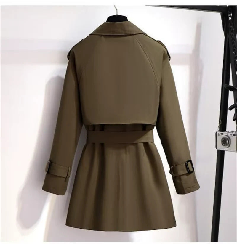 Mirella™ | Short and Chic Trench Coat for Women
