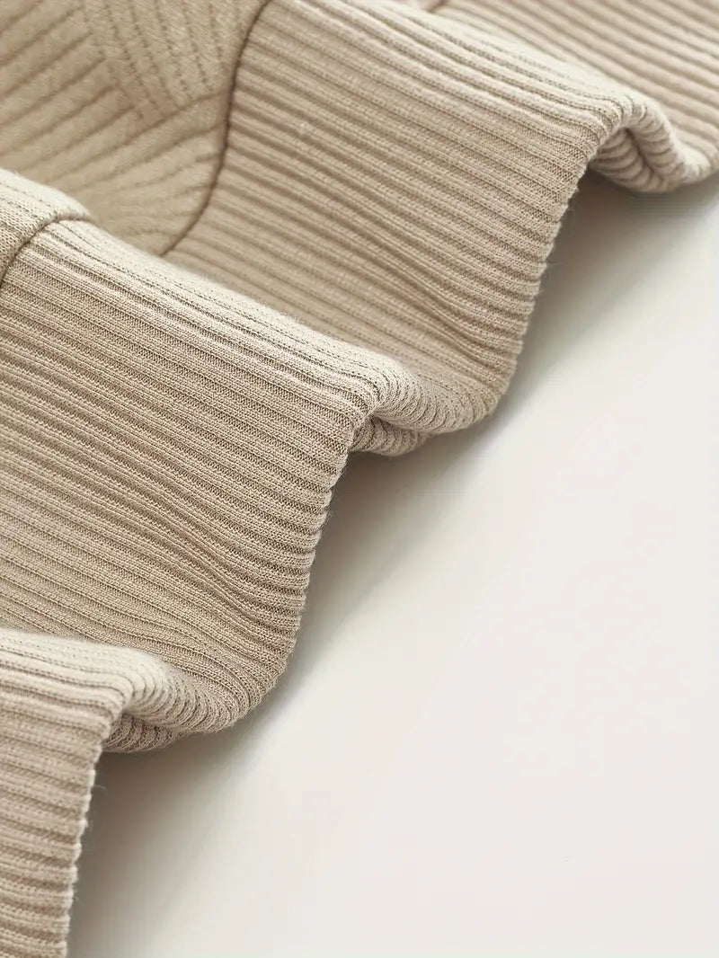 Baldrick - Vintage Sweatshirt with Zipper and Geometric Design