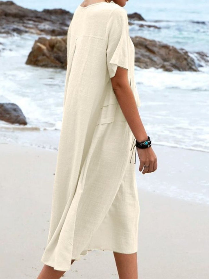 Aryuna - Loose Round Neck Dress