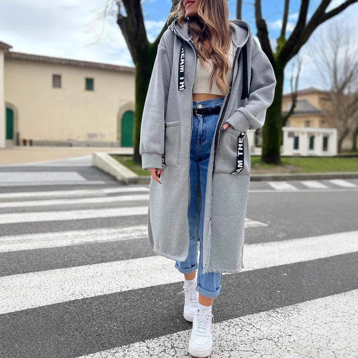 Aleixo - Elegant Long Hooded Sweatershirt