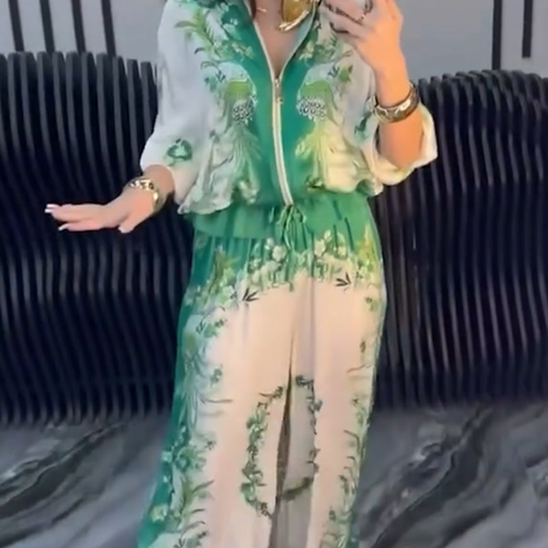 Sunmi - Elegant Two Piece Zippered Set