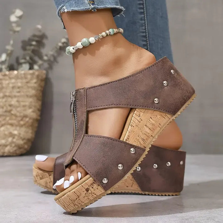 Arleta - Orthopedic Wedge Sandal