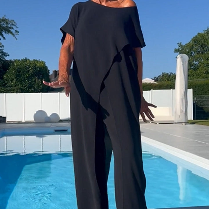 Shelagh - Off Shoulder Top And Pant Set