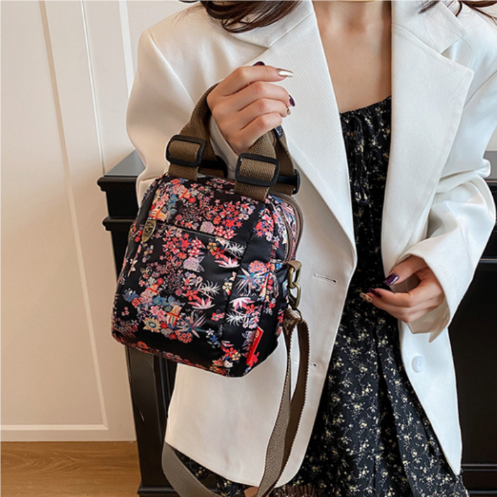 Sibella - Fashion Print Multi-layer Shoulder Bag