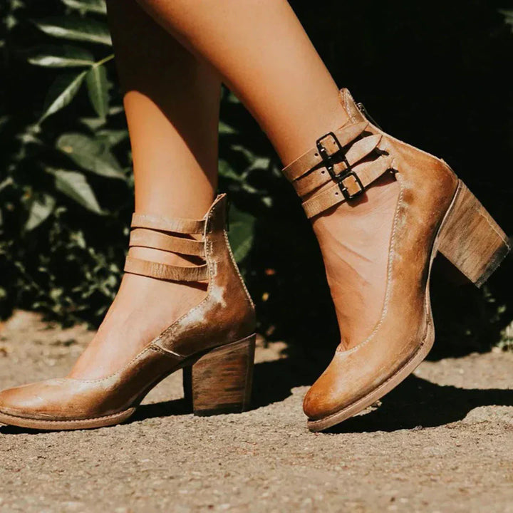 Steffie – Wooden High Heels