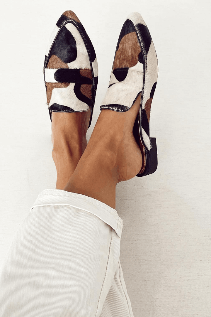 Mary | Animal Print Loafers