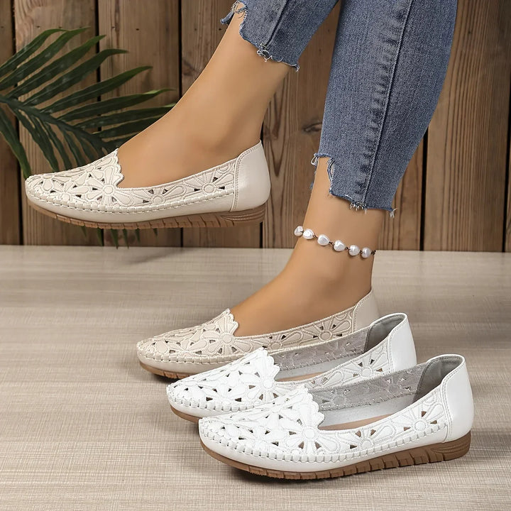 Inessa - Fashionable Orthopedic Shoes With Cutouts