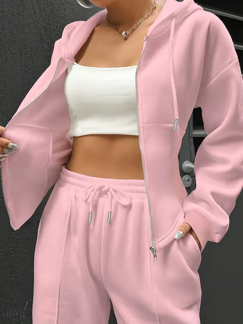 Nanci - Casual Long Sleeve Two Piece Set