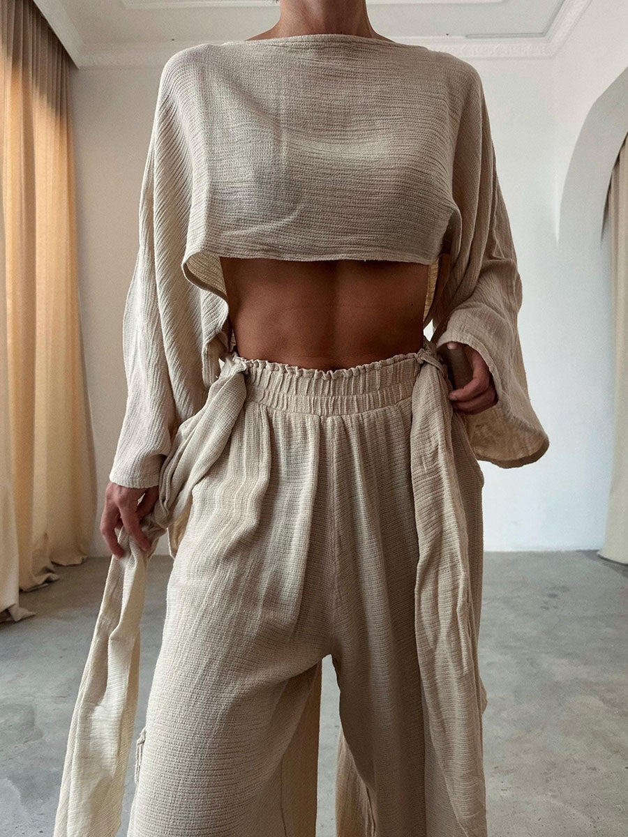 Rosario -  Two Piece Linen Set