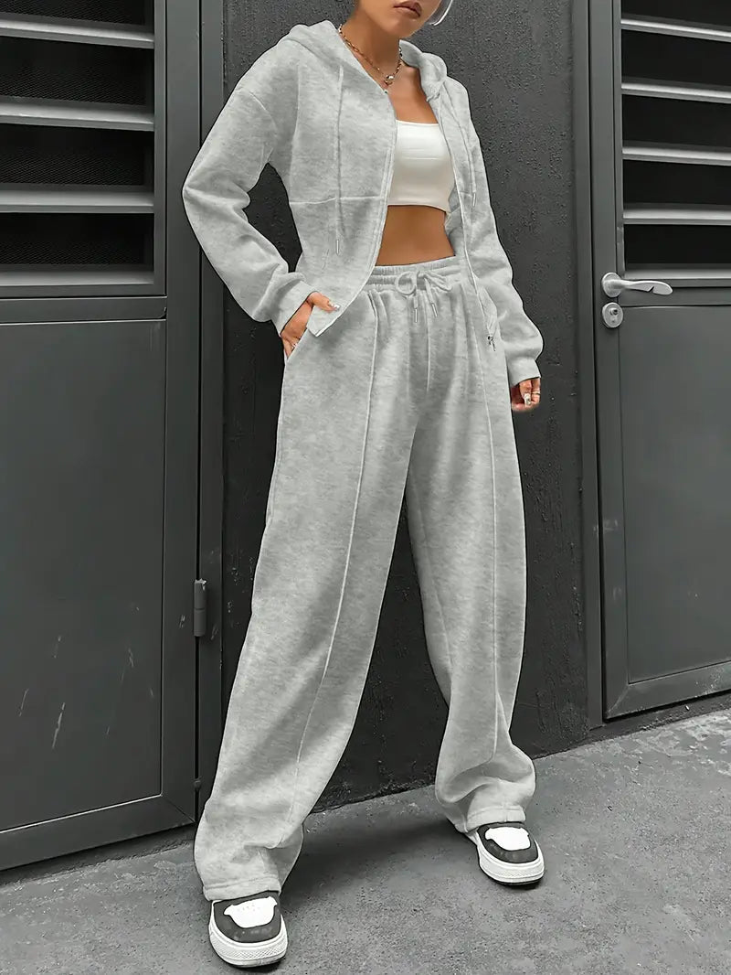 Nanci - Casual Long Sleeve Two Piece Set