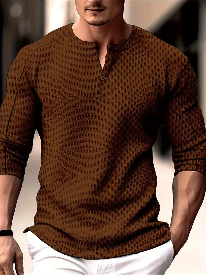 Pablo - Casual Knitted Long Sleeve Shirt